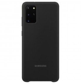 Husa Silicone Cover pentru Samsung Galaxy S20+, Black
