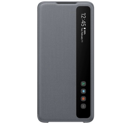 Husa Clear View Cover Samsung Galaxy S20 Ultra, Gray