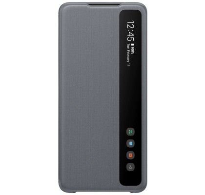 Husa Clear View Cover Samsung Galaxy S20 Ultra, Gray