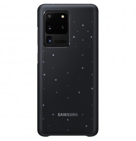 Husa LED Cover pentru Samsung Galaxy S20 Ultra, Black