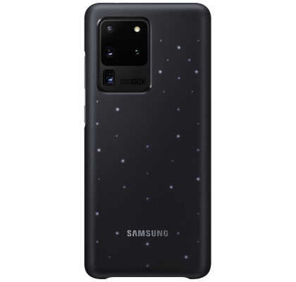 Husa LED Cover pentru Samsung Galaxy S20 Ultra, Black