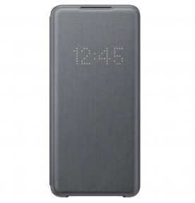 Husa LED View Cover pentru Samsung Galaxy S20 Ultra, Gray