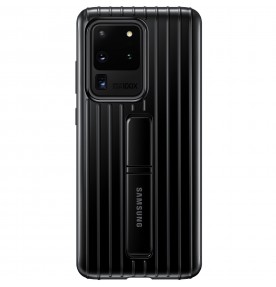 Husa Protective Standing Cover Samsung Galaxy S20 Ultra, Black