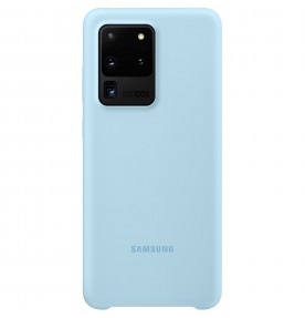 Husa Silicone Cover pentru Samsung Galaxy S20 Ultra, Blue