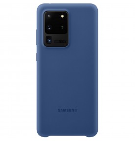 Husa Silicone Cover pentru Samsung Galaxy S20 Ultra, Navy