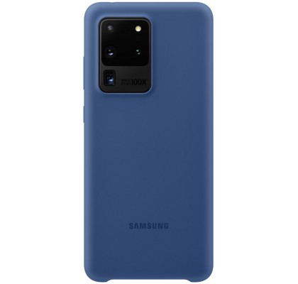 Husa Silicone Cover pentru Samsung Galaxy S20 Ultra, Navy