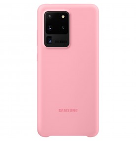 Husa Silicone Cover pentru Samsung Galaxy S20 Ultra, Pink