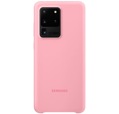 Husa Silicone Cover pentru Samsung Galaxy S20 Ultra, Pink