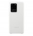Husa Silicone Cover pentru Samsung Galaxy S20 Ultra, White