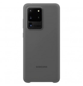 Husa Silicone Cover pentru Samsung Galaxy S20 Ultra, Gray