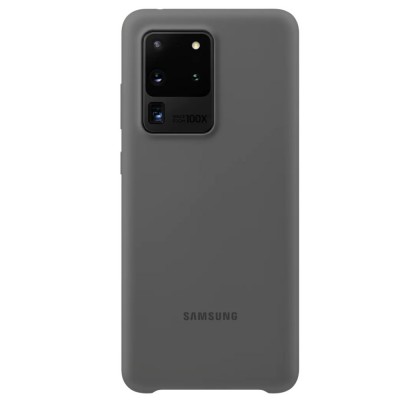 Husa Silicone Cover pentru Samsung Galaxy S20 Ultra, Gray