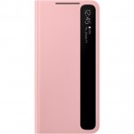 Husa Clear View Cover Samsung Galaxy S21, Pink