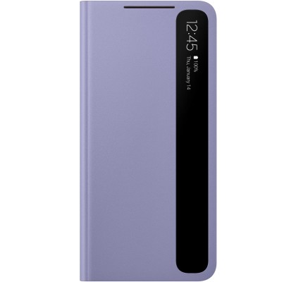 Husa Clear View Cover Samsung Galaxy S21, Violet