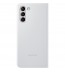 Husa LED View Cover pentru Samsung Galaxy S21, Light Gray
