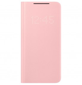 Husa LED View Cover pentru Samsung Galaxy S21, Pink