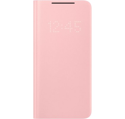 Husa LED View Cover pentru Samsung Galaxy S21, Pink