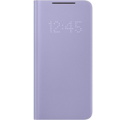 Husa LED View Cover pentru Samsung Galaxy S21, Violet