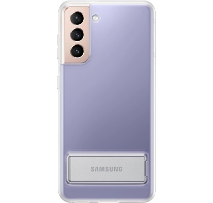 Husa Protective Standing Cover Samsung S21, Transparent