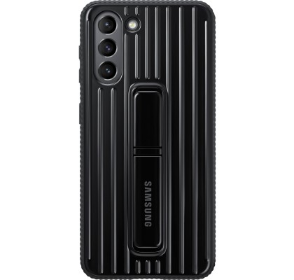 Husa Protective Standing Cover Samsung Galaxy S21, Black