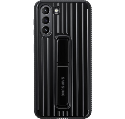 Husa Protective Standing Cover Samsung Galaxy S21, Black