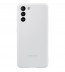 Husa Silicone Cover pentru Samsung Galaxy S21, Light Gray