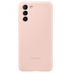 Husa Silicone Cover pentru Samsung Galaxy S21, Pink