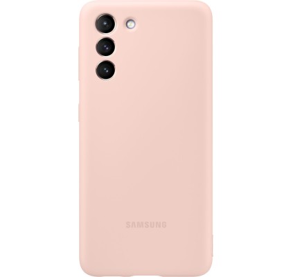 Husa Silicone Cover pentru Samsung Galaxy S21, Pink