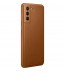 Husa Leather Cover pentru Samsung Galaxy S21+, Brown