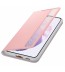 Husa Clear View Cover Samsung Galaxy S21 Plus, Pink