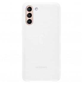 Husa Smart LED Cover pentru Samsung Galaxy S21 Plus, White