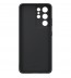 Husa Silicone Cover pentru Samsung Galaxy S21 Ultra, Black