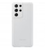 Husa Silicone Cover pentru Samsung Galaxy S21 Ultra, Light Gray