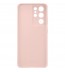 Husa Silicone Cover pentru Samsung Galaxy S21 Ultra, Pink