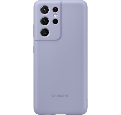 Husa Silicone Cover pentru Samsung Galaxy S21 Ultra, Violet