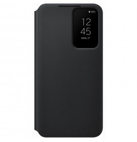 Husa Clear View Cover Samsung Galaxy S22, Black