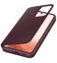 Husa Clear View Cover Samsung Galaxy S22, Burgundy