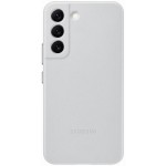 Husa Leather Cover pentru Samsung Galaxy S22, Gray