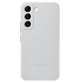 Husa Leather Cover pentru Samsung Galaxy S22, Gray