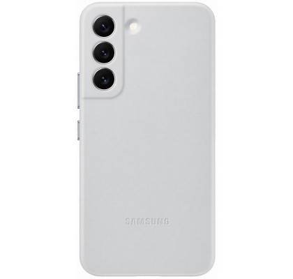 Husa Leather Cover pentru Samsung Galaxy S22, Gray