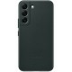 Husa Leather Cover pentru Samsung Galaxy S22, Green