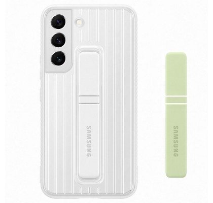 Husa Protective Standing Cover Samsung Galaxy S22, White