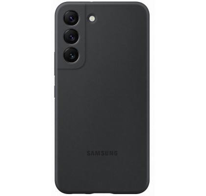 Husa Silicone Cover pentru Samsung Galaxy S22, Black