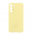 Husa Silicone Cover pentru Samsung Galaxy S22, Yellow