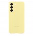 Husa Silicone Cover pentru Samsung Galaxy S22, Yellow