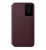 Husa Clear View Cover Samsung Galaxy S22+, Burgundy