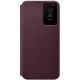 Husa Clear View Cover Samsung Galaxy S22+, Burgundy