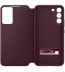 Husa Clear View Cover Samsung Galaxy S22+, Burgundy