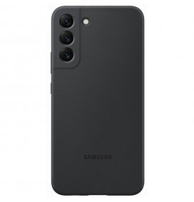 Husa Silicone Cover pentru Samsung Galaxy S22+, Black