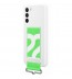 Husa Silicone Cover cu Strap pentru Samsung Galaxy S22+, White
