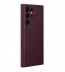 Husa Leather Cover pentru Samsung Galaxy S22 Ultra, Burgundy